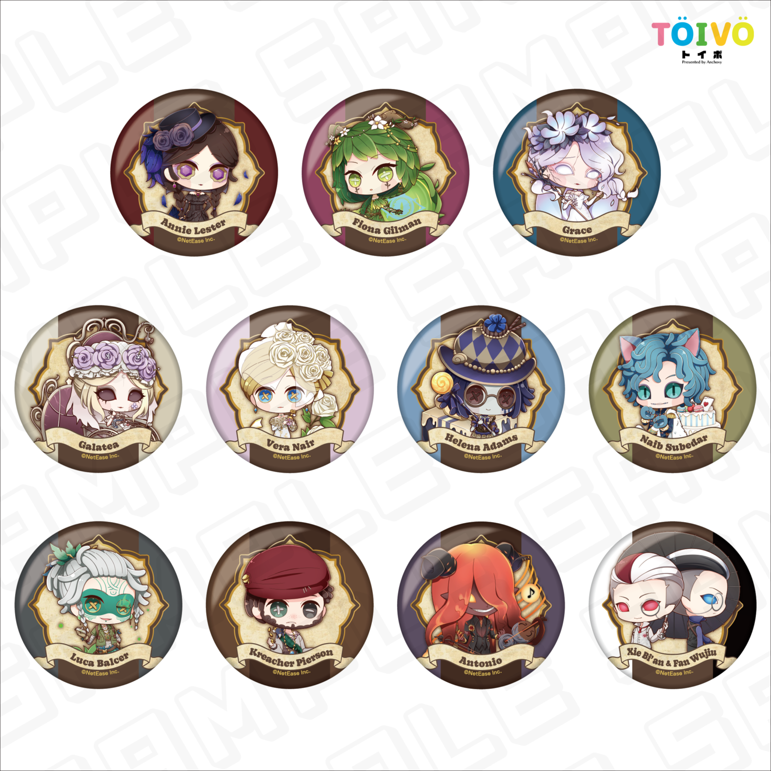 第五人格 トイボ toivo 缶バッジ 少女 第五人格POP UP STORE 第1弾 | TOIVO